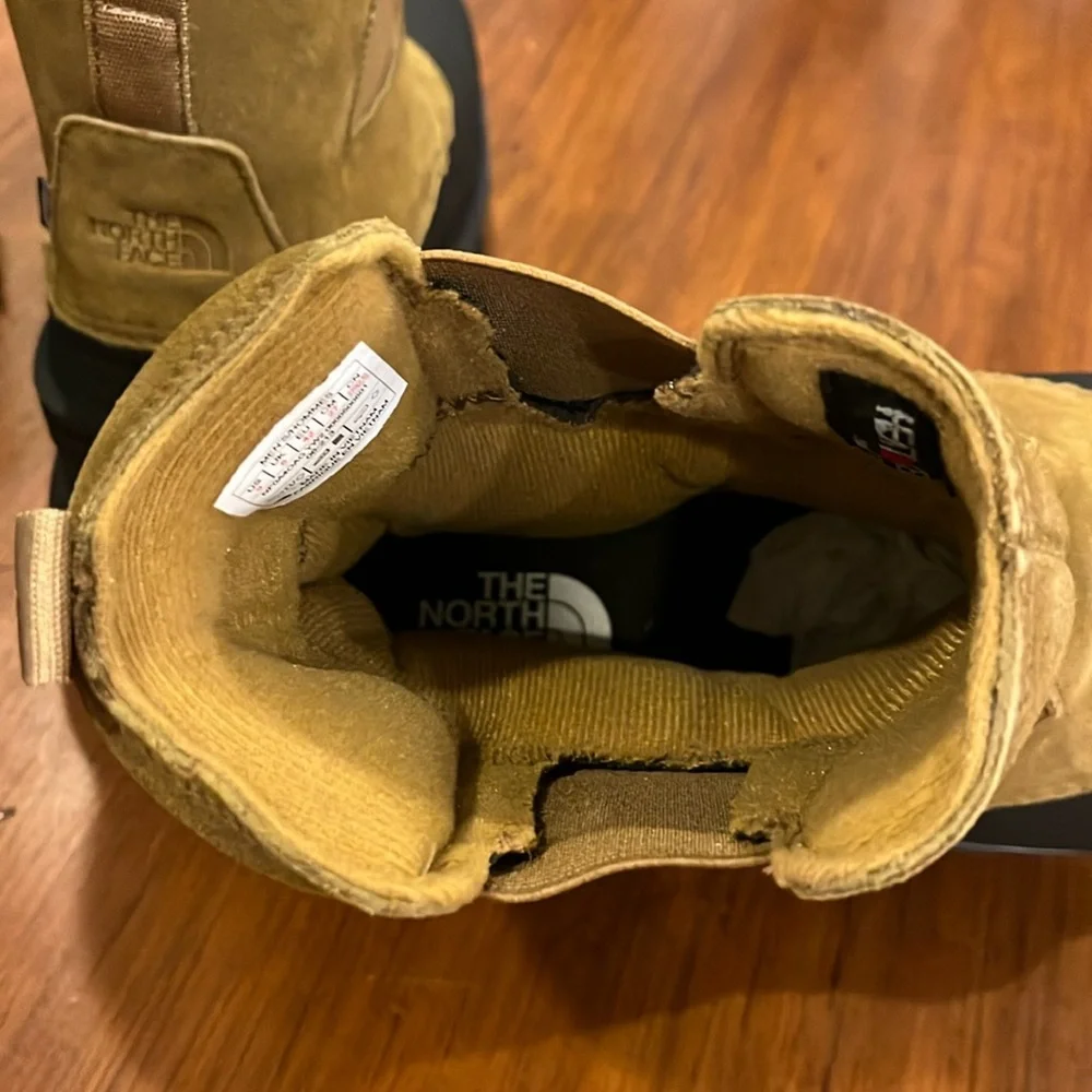 The North Face Chilkat IV Pull On Boots Snow Winter Waterproof Brown Mens Size 9